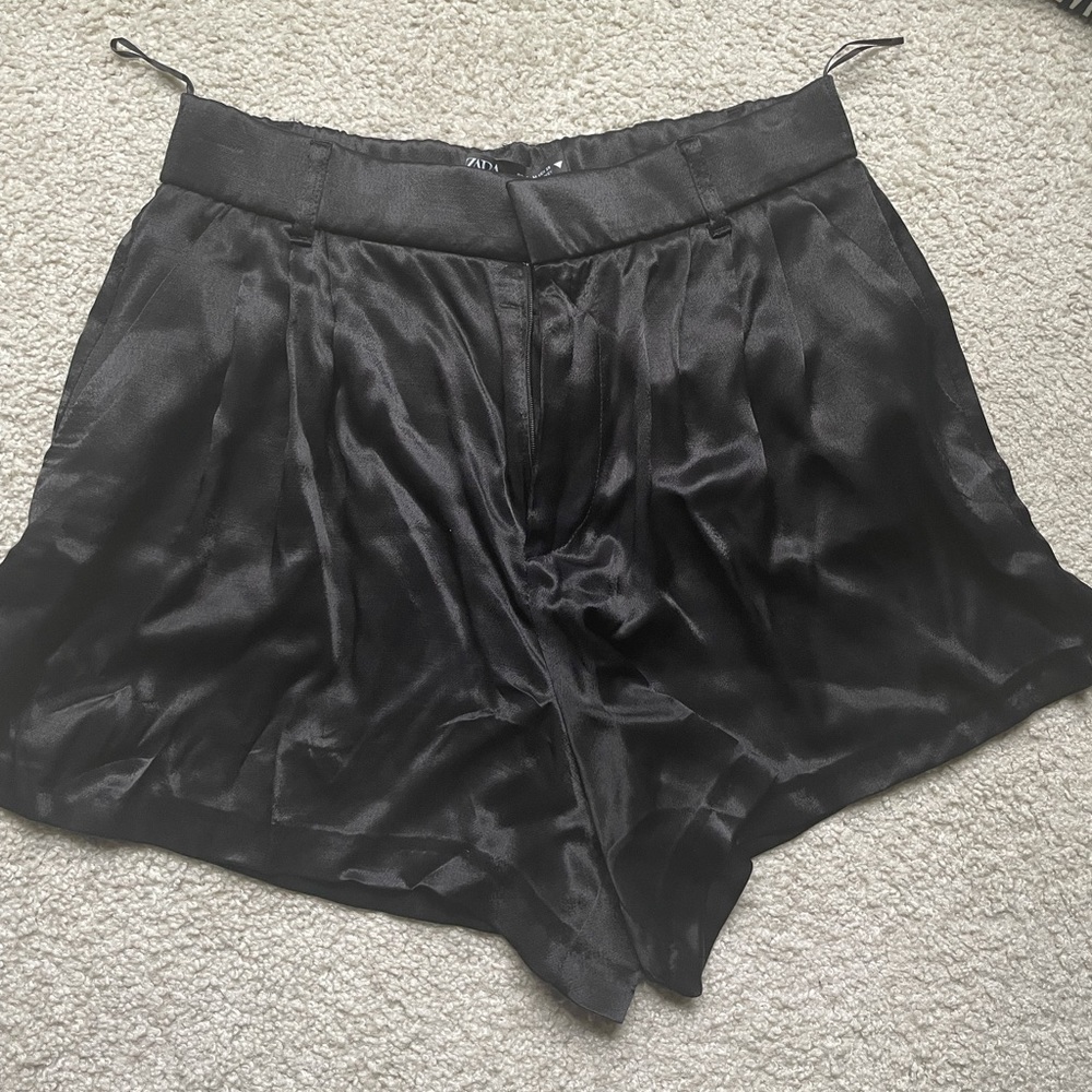 Zara Satin Shorts